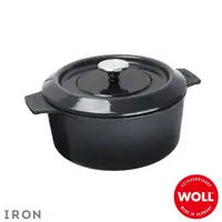 在飛比找momo購物網優惠-【Woll】德國歐爾-IRON 24cm鑄鐵鍋(灰)