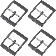 [uxcell] 4 Pcs Watch Band Replacement Buckle, 16mm Plastic Watch Strap Clasp Replacement for Leather Silicone Nylon Canvas Watch Bands, Gray