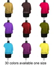 Western Top Rufflr Chiffon Solid Fancy Top Double Layer Women Casual Wear C59