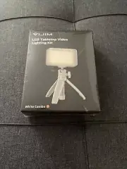 NEW VIJIM Tabletop LED Video Lighting Kit Single WHITE Vlog Desktop Light