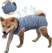 Coppthinktu Dog Recovery Suit Neuter After Surgery Clothes for Dogs Abdominal Wound Protector Dog Surgical Shirt Anti-Licking E-Collar Alternative Breathable