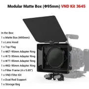 SmallRig 3645 Multifunctional Modular Matte Box (Φ95mm) MatteBox VND Filter Kit