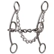 16PC 7 in Professionals Choice Snaffle Mouth Derby Horse Bit Western Tack