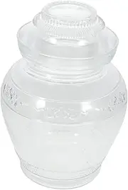 [CRILSTYLEO] 1Pc Capacity Glass Storage Jar with Lid Multi Purpose Pickle Jar for Kitchen Organization and Food Preservation High Strength Transparent Container for Brewing Wine
