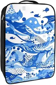[YTYVAGT] Shoe Bags for Travel,Travel Shoe Bags for Packing,Shoe Travel Bag,Abstract Blue Art Painting Pattern