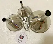 Stainless Steel Pouring Decanting Funnel With Filter Jam Strainer Kitchen
