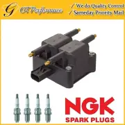 Quality Ignition Coil & NGK Spark Plug 4PCS for 2002-2004 Mini Cooper 1.6L L4 (for: Mini)