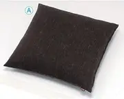 Zabuton, Cotton Zabuton, Omoro-Dyed (Large)? Black Mouse [20.1 x 21.7 x 3.9 inches (51 x 55 x 10 cm)] (7-784-21) Restaurants, Ryokan, Japanese Tableware, Restaurants, Commercial Use