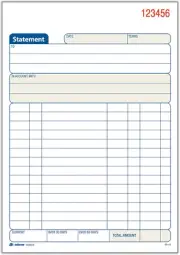Tops Adams Statement Book, 2-Part Carbonless, White/Canary