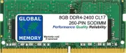 8GB (1 x 8gb) DDR4 2400MHz PC4-19200 260-PIN SODIMM MEMORY FOR LAPTOPS/NOTEBOOKS