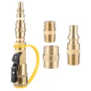 Propane Refill Adapter with -off Valve Upgraded Hose Connector