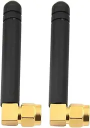 HOMSFOU Stable Wireless Signal 2 Pack 433mhz Router Antenna Stick Right Angle Connector Glue Stick
