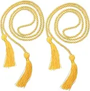 2pcs Doctor Hat Tassel Polyester Graduation Honor Cord Honor Cord with Tassel Graduation Ropes Cords Graduation Tassel Honor Cord High School Cords for Graduation Honors Cord