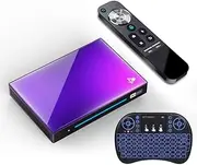 CHROX Android 14.0 TV Box, H96 MAX M9 8GB RAM 128GB ROM RK3576 Quad Core 64-Bit Support HD 8K/ 3D/ H.265 Ethernet 2.4/5G Dual WiFi BT 5.0 Set Top Box with Mini Wireless Keyboard,4gb+32gb