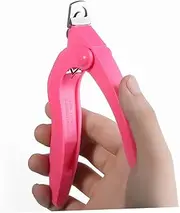 AUTSUPPL Stainless Steel Nail Tip Trimmer Set U Anti-Bounce Nail Clipper for DIY Manicure Pedicure and Nail Art