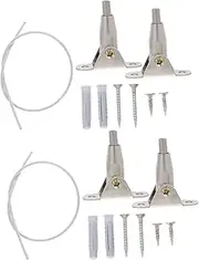 LIFKOME 2Sets Tip Furniture Anchors Durable Wall Straps for Proofing Secure Cabinets Dressers Bookcases High Hardness Safety