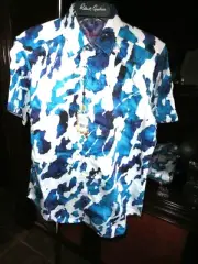 Robert Graham Chambers Colorful XLarge Short Sleeve Shirt