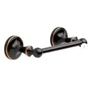 Delta Portman Pivoting Toilet Paper Holder in Venetian Bronze with Copper Revea