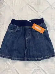 Gymboree Denim Pull On Pleated Skirt Size 4 NWT