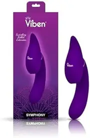 Symphony Intimate Massager, 3 Speeds, 7 Patterns, Rechargeable, Purple Sex Toys Vibrator Dildo Vibrater Sex Toysfemale Adult Toy Rabbit Thrusting Dildo Vibrators For Woman Rabbit Toy Thrusting