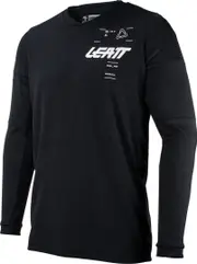 Leatt 4.5 Windblock Motocross Jersey, black, Size M for Men