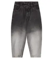 [Brunello Cucinelli Kids] Brunello Cucinelli Kids Gradient tapered jeans Y 10 black