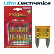 DNA WFM105 5 AMP MINI BLADE FUSE - PACK OF 10