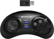 RETROFLAG Classic Wireless 2.4g Gaming Controller Support Turbo Function Compatible with Raspberry Pi, Windows, Switch MD2.4g Pad
