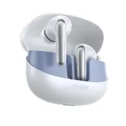 Wireless Earbuds Bluetooth 5.4 with 4 ENC Noise Cancelling Mics for iOS Android-White