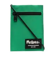 Alexander McQueen Logo Tag Crossbody Bag One size Green