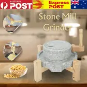 Natural Granite Stone Mill Dry/Wet Mill Upper Diameter 30cm Lower Diameter 40cm