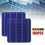 120pcs Solar Cells 0.5V 320mA Polysilicon Panels DIY Battery Charge 156mmx156mm