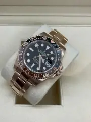 2021 Rolex GMT Master Il 126715 CHNR Rootbeer 18K Rose Gold Automatic Watch- NEW