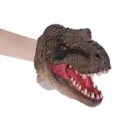 Dinosaur Hand Puppets Rubber Dinosaur Toys for Adults 3D Realistic Triceratop...
