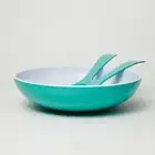 Barel Melamine Green Salad Bowl & FREE Matching Servers!