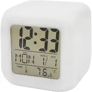 Digital Clock LED Display Desk Table Temperature Alarm Time Modern Home Decor