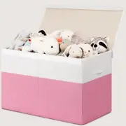 25"x13"x16" Large Toy Storage Box with Lid, Collapsible Storage Organizer Bab...