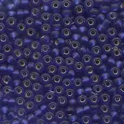 Matte Silver-Lined Cobalt Miyuki Seed Beads 6/0 (6-920F-TB)