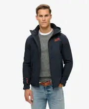 Hooded Soft Shell Trekker Jacket | Eclipse Navy
