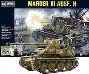Bolt Action Marder III Ausf. H Tank 1:56 WWII Military Wargaming Plastic Model Kit