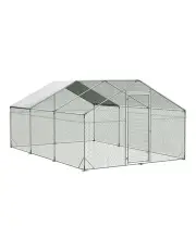[PaWz] Chicken Coop Cage House Cover 6m in Silver