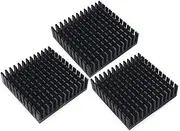 3pcs Aluminum Chipset Heat Radiator Cooling 40mm x 40mm x 11mm, Suitable for nema 17 Stepper Motor heatsink