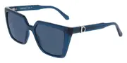 Salvatore Ferragamo SF2058SE 432 Men's Sunglasses Blue Size 54