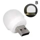 White light USB Plug Lamp Mini LED Night Light Power Bank Charging Bo Prof K5D6