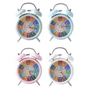 Classical Loud Alarm Clock Double Belled Pattern with Backlight for Heavy Sleep