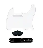920D Custom Texas Grit Loaded Pickguard for Tele With White Pickguard and T3W...
