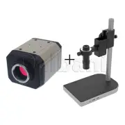 New Digital Microscope Camera Body with Stand and Lens 2MP C-Mount VGA Video