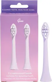 Electric Toothbrush Replacement Heads, 2 Pack (Rose)