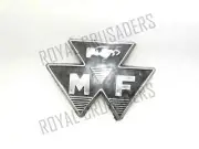 NEW MASSEY FERGUSON TRACTOR FRONT BLACK MOTIF BADGE