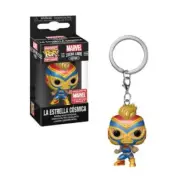 Funko Pocket POP! MARVEL Lucha Libre Edition Captain Marvel La Estrella Cosmica